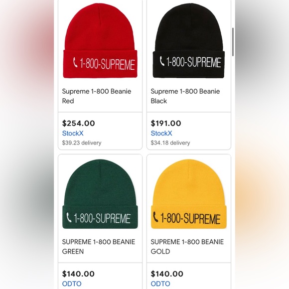 Supreme Beanie WT - Picture 4 of 4